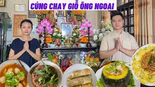 Cúng lễ giỗ Ông Ngoại | Nấu nhiều món chay| Kỉ niệm năm 2023