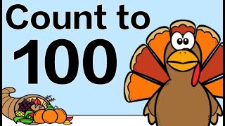 Thanksgiving Count to 100: Counting Math Game