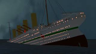 (SFM) HMHS Britannic sank like Titanic