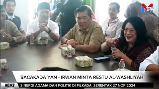 Bacakada Wali dan Wakil Minta Restu Al-Washliyah: Sinergi Agama dan Politik di Pilkada 2024