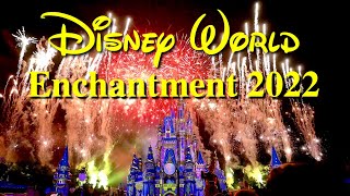 Disney World Magic Kingdom Fireworks | Disney Enchantment 2022, Orlando, FL | ディズニーワールド マジックキングダム