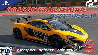 Gran Turismo 7 | Dragon Trail Seaside Track Guide (engine sound MAY '24) | McLaren 650S Gr.4