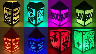 4 Cách Làm LỒNG ĐÈN HALLOWEEN Ma Quái Bằng Giấy Đơn Giản / DIY Paper Halloween Lanterns