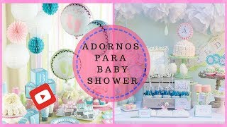 Adornos Para Baby Shower