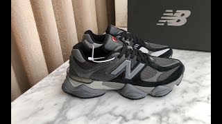 New Balance 9060 Black Castlerock Grey U9060BLK