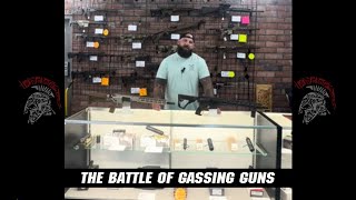 Battle of gassing guns