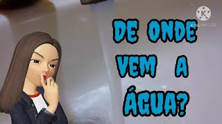 De onde vem a água?