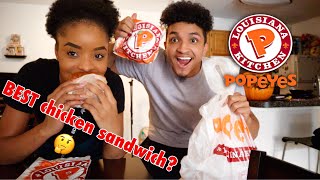 Popeyes Chicken Sandwich is BACK I Couples Edition