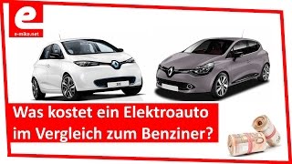 Was kostet ein Elektroauto im Vergleich zum Benziner ? | Kosten Renault Zoe vs. Clio | e-mike.net