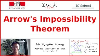 Arrow's Impossibility Theorem | Lê Nguyên Hoang