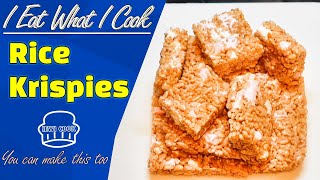 Rice Krispies Treats with Marshmallows | Rice Crispy Treats | IEWICOOK