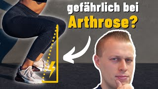 Kniebeuge: Knie über Fußspitze bei Arthrose gefährlich?