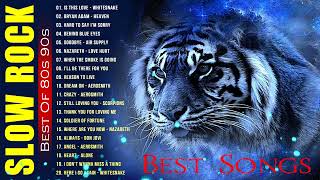 Best Slow Rock Ballads 80's 90's - Scorpions, Bon Jovi, Aerosmith, Led Zeppelin, U2, GNR