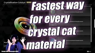 Fastest way for each crystallization catalyst material in The First Descendant