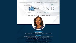 'Diamond Impact' W Summit with Neo Jane Masisi, The First Lady of the Republic of Botswana