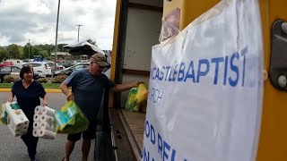 Fincastle Church collecting supplies for North Carolina