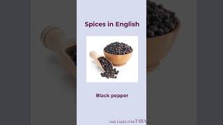 Spices Vocabulary in English| Cooking 🫚🌶️🧑🏻‍🍳