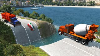 Cars vs Massive Potholes - BeamNG Drive - ⭐️⭐️⭐️ EPIC Compilation