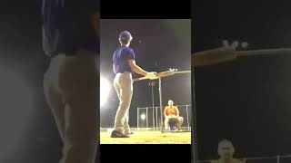 Baseball player hits a perfect shot 😂😂   #sho