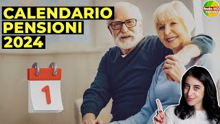 Calendario pensioni 2024📅: Tutte le date dei pagamenti