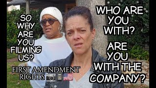 "So Why Are You Filming Us? Who Are You With? Are You With The Company?" #FirstAmendmentRights 📷📱🇺🇸