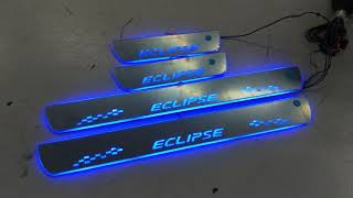 Moving LED Door Scuff plate for 17-18 Mitsubishi Eclipse