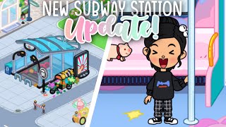 New SUBWAY STATION UPDATE!🚊🚇🚋 #yoyabusylifeworld #yoya #yoyaworld