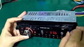 Main Function of 1 Din Car Radio Player Auto Audio MP3 FM Radio with Remote Control