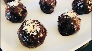 No Cook Chocolate Cookie Truffles in 2 minutes | (JUST 5 ingredients)