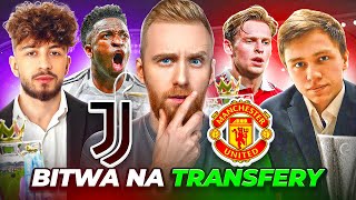 STARCIE NAJWIĘKSZYCH RYWALI! BITWA NA TRANSFERY JUVENTUS VS UNITED Z ALVINEM I XFLASHX W FIFE 23!