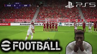 PES 2022 Beta | Cristiano Ronaldo Beautiful Knuckle Ball Freekick | PS5 gameplay (eFootball)