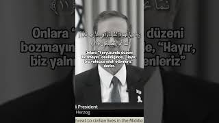 Bunlara, “Yeryüzünde fesat çıkarmayın” denildiğinde, “Biz ancak ıslah edicileriz!” derler. #filistin