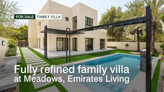 Fully refined family villa at Meadows, Emirates Living | haus & haus