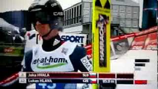 Lukas Hlava - 85m - Innsbruck 2014 - Dangerous jump! - HD