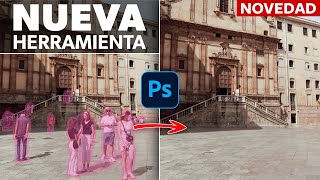 NUEVA HERRAMIENTA para quitar cables y personas en ¡1 CLIC! PHOTOSHOP