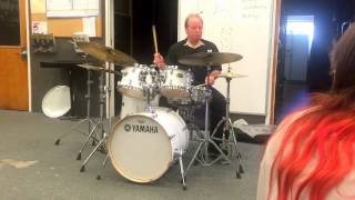 Big Band Drum Set Up, "the Big 3", STEVE HOUGHTON