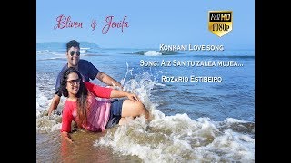 Konkani Love SONG: Aiz San tu zalea Mojea...