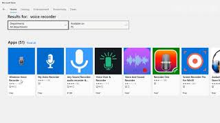 How to access and use Voice Recorder app in Windows 10