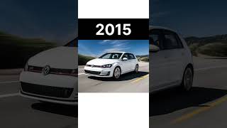 Volkswagen golf evolution (1974-2022)//Carlover attitude video//#volkswagen #carlovers #shorts