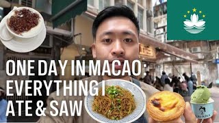 🇲🇴 2024 Vlog - One Day in Macao - Food and Sightseeing