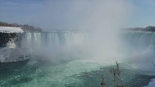 Niagara Falls Winter Views | Horseshoe falls | Falls during peak winter |  HD