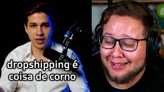 reagindo a um HATER de dropshipping