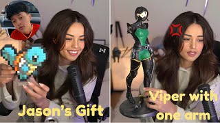 Valkyrae and Miyoung ASSEMBLED JasonTheWeen's gift + Shelf Tour