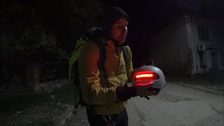 Riding in the night on a forgotten road 🇧🇬 Across Bulgaria on an E-Scooter Part 3