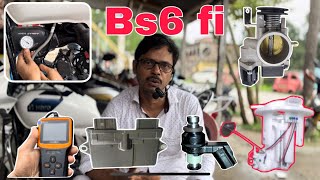 Splendor bs6 bike ki furi janakari/splendor bs6 bike ki fuel pump kase Kam karta he ,