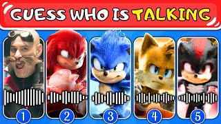 Guess The Sonic Character By Voice! 🦔⚡️💙 | Sonic The Hedgehog