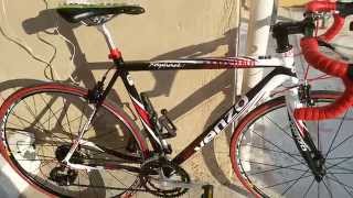 VENZO Raphael alloy road bicycle, wobbly uneven tire fit tips (tektro, microshift, mavic, michelin)