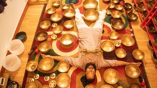 💕 Sound Healing Guided Meditation for deep healing  with Tibetan Singing bowls - Anup Panthi