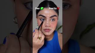 Do's & Don'ts of MONSOON MAKEUP 😍| #monsoonmakeup #beautyhack #shorts #viral #ytshortsfeed