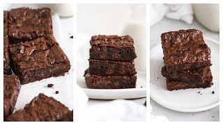 Fudgy Gluten-Free Vegan Brownies (No Flax Eggs!)